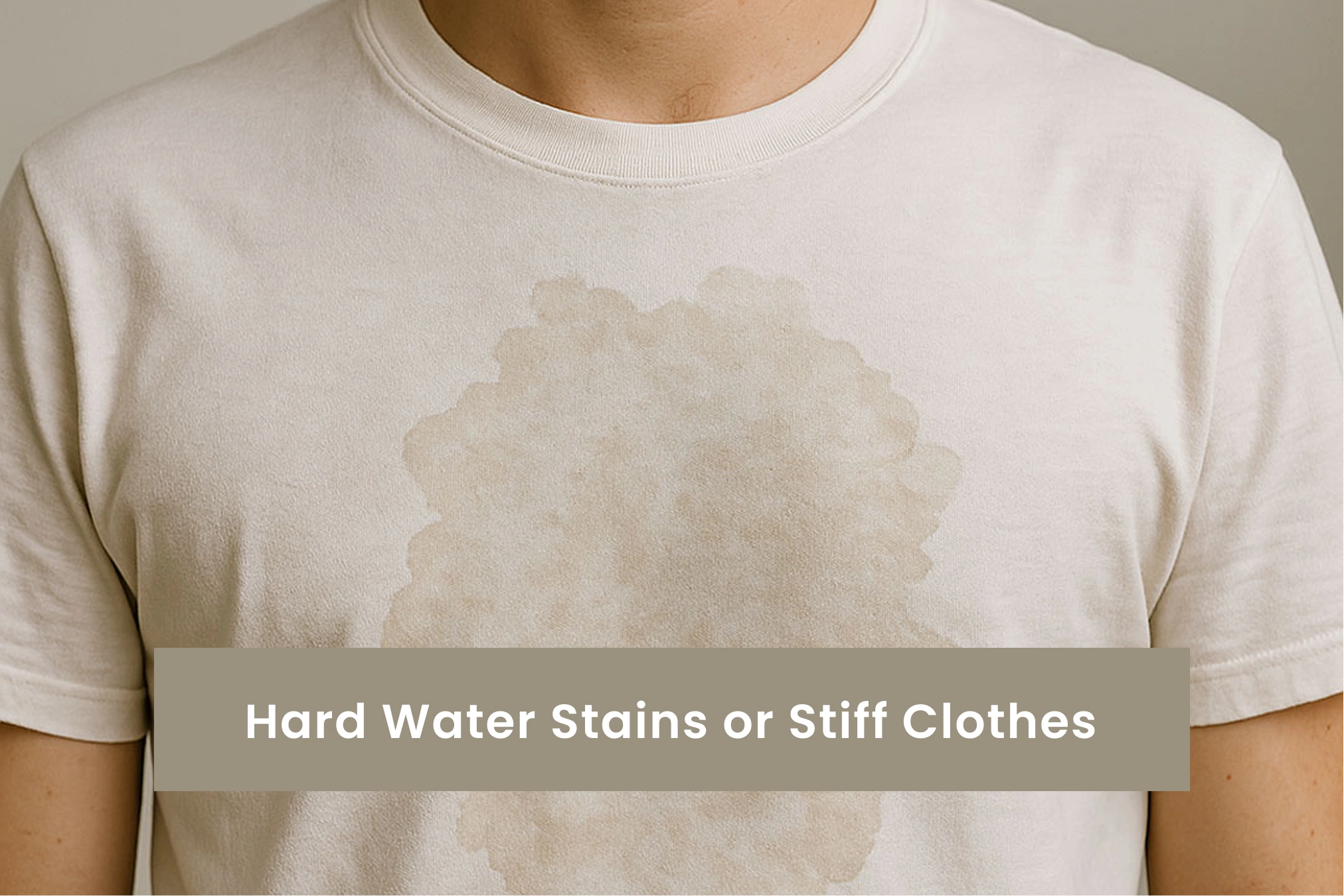 Hard Water Stains or Stiff Clothes