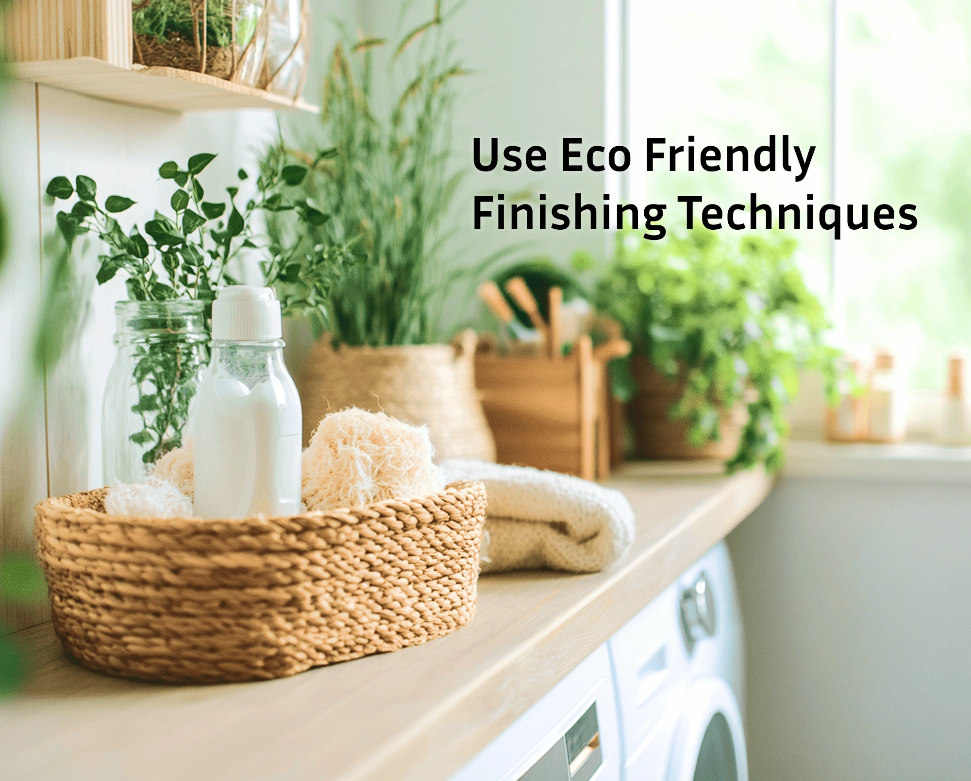 Use Eco-Friendly Finishing Techniques